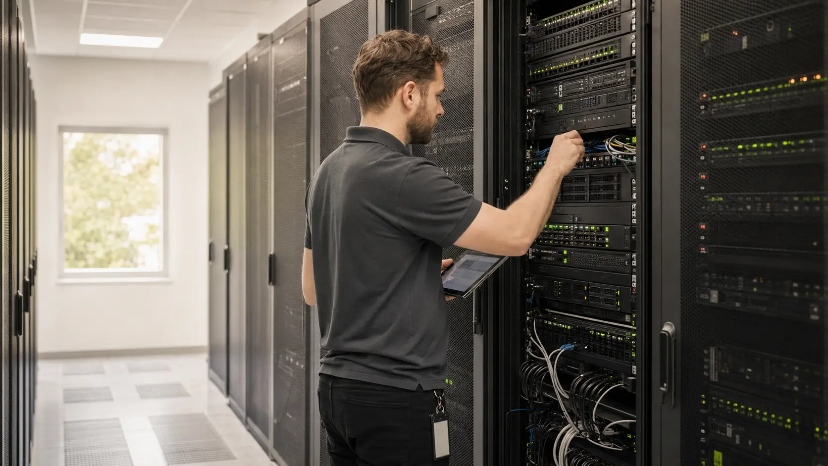 Fast and secure web hosting infrastructure with managed servers