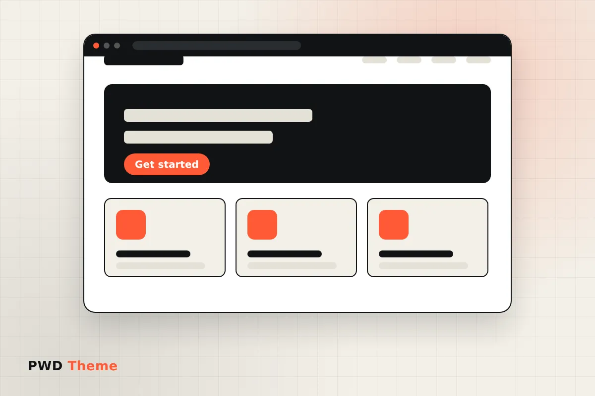PWD Theme, the lightweight WordPress theme by Premium Web Design